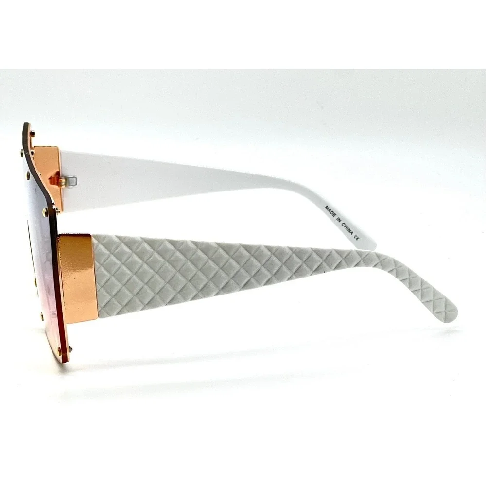 Women Retro Shield Style Party Club Rave DJ Ski‎ Beach SUN GLASSES Burgundy 2026